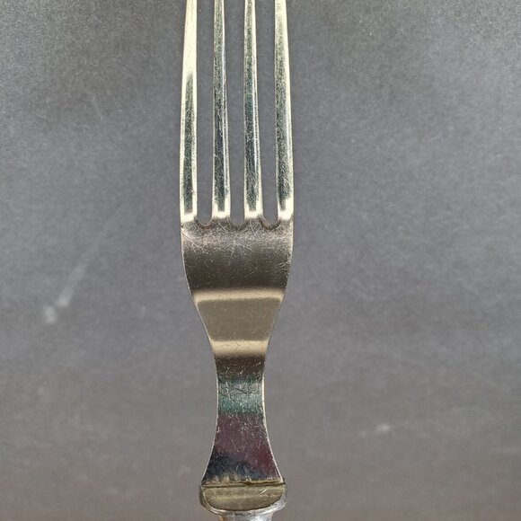 Vintage Bakelite-Handled Flatware Set – Elegant MCM Stainless Steel Black Handle - Picture 11 of 14